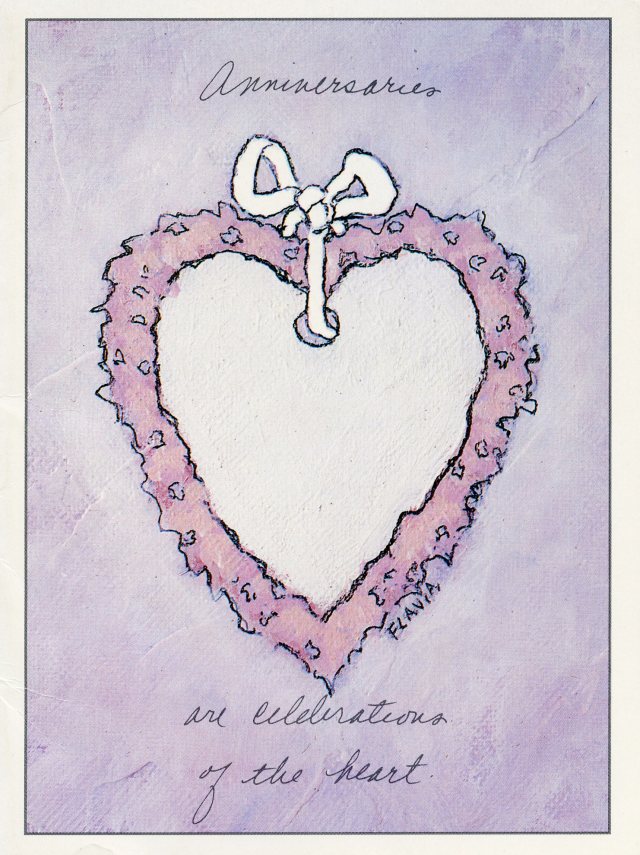 First Anniversary Card Lisa1