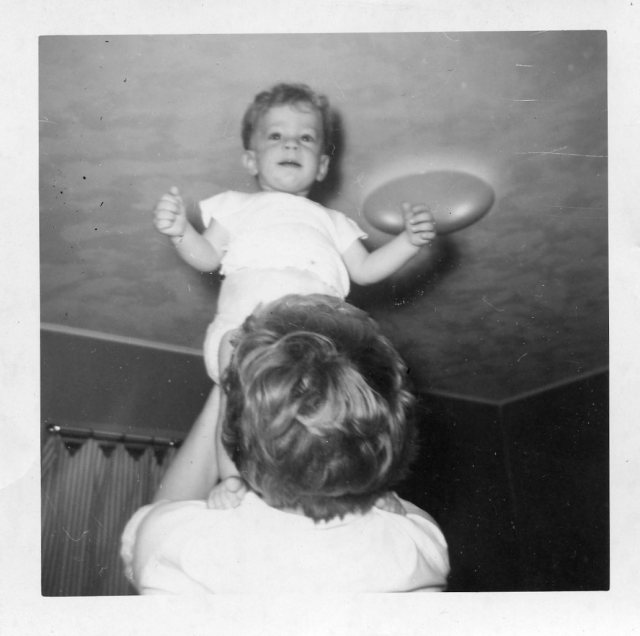 Daddy, age 1, with Grandma Estelle | 1959
