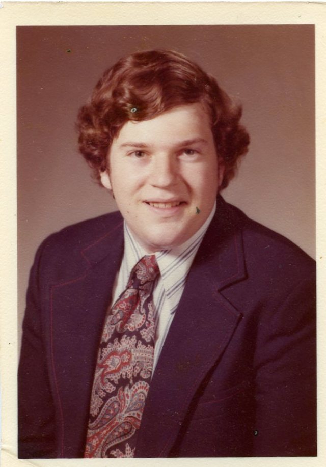 Dad's high school senior portrait