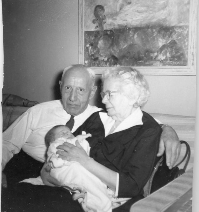 Jon with Grandparents| February 1959