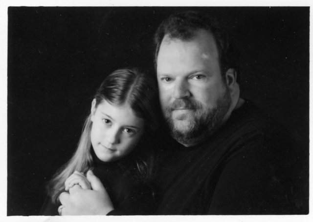Sam + Dad portrait wallet flawed version