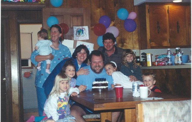 Daddy's 40th birthday, celebrated at Sandbridge | Oct. 17, 1998